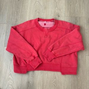 Free People cropped sweatshirt